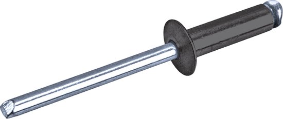 GOEBEL® - 1000 x Rivets aveugles peints 3 x 8 mm - Aluminium AlMG 2.5 / Acier galvanisé - Tête plate - RAINBOW STANDARD - 7900530800 - ISO15977 - Rivet