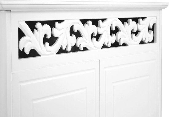 Monzana Commode -armoire en blanc