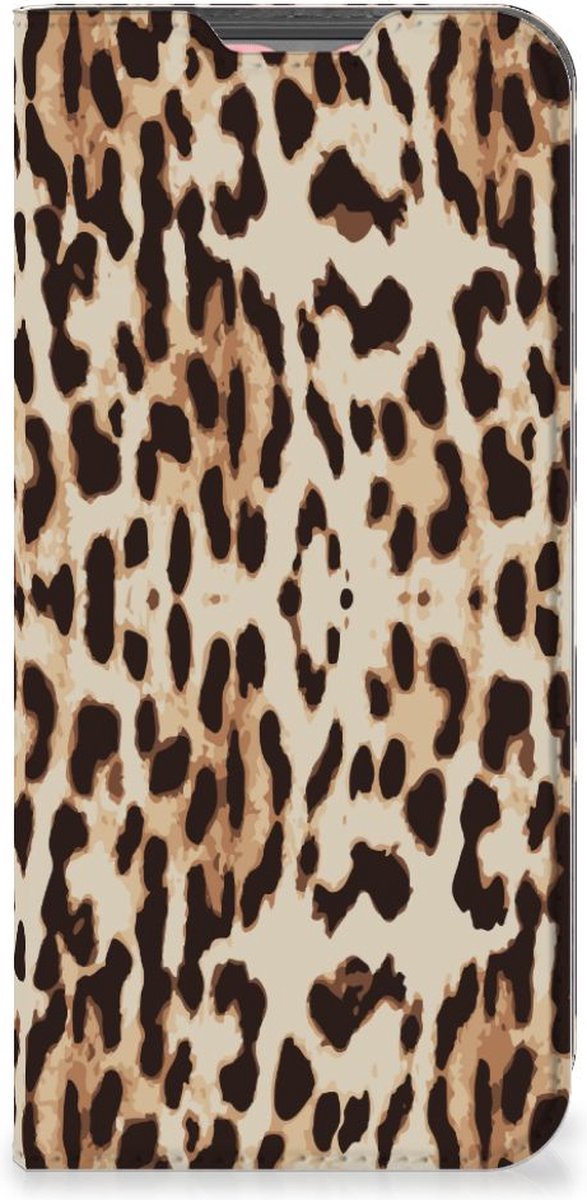 Standcase Hoesje voor Samsung Galaxy A13 (4G) Hoesje maken Leopard