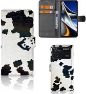 Mobiel Book Case Xiaomi Poco X4 Pro 5G GSM Hoesje Koeienvlekken