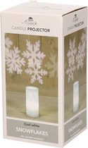 Lumineo Kerstverlichting - sneeuwvlok projector - LED - 7 x 15 cm