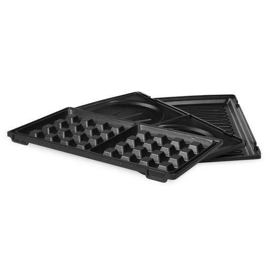 Nova Multi & Sandwich Grill Compact Pro - Contactgrill, Tosti Apparaat & Wafelijzer - 700 Watt - 6 Verwisselbare Platen - RVS - Compacte Multifunctionele Grill van Nova — afbeelding 4