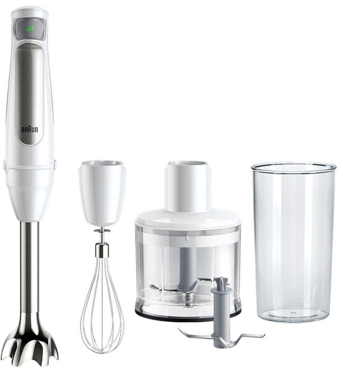 Braun MultiQuick 7 MQ7035IWH 0,6 l Staafmixer 1000 W Roestvrijstaal, Wit