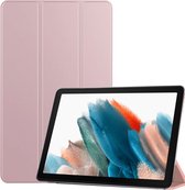 Geschikt voor Samsung Galaxy Tab A8 Hoes - Magnetische Flip Hoesje - Book Case Rose