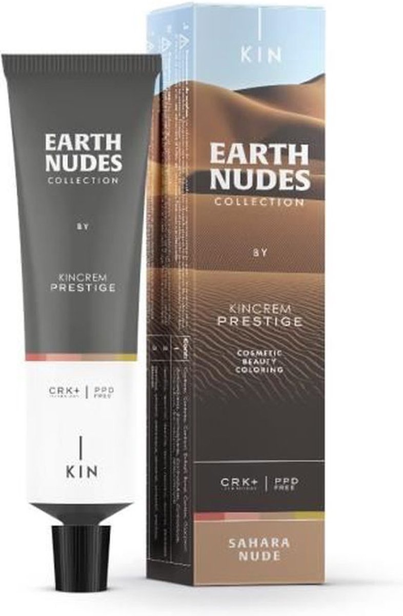 Coloration permanente Earth Nudes 7.512 - Sahara Nude 60ml, Kin Cosmetics, Femme