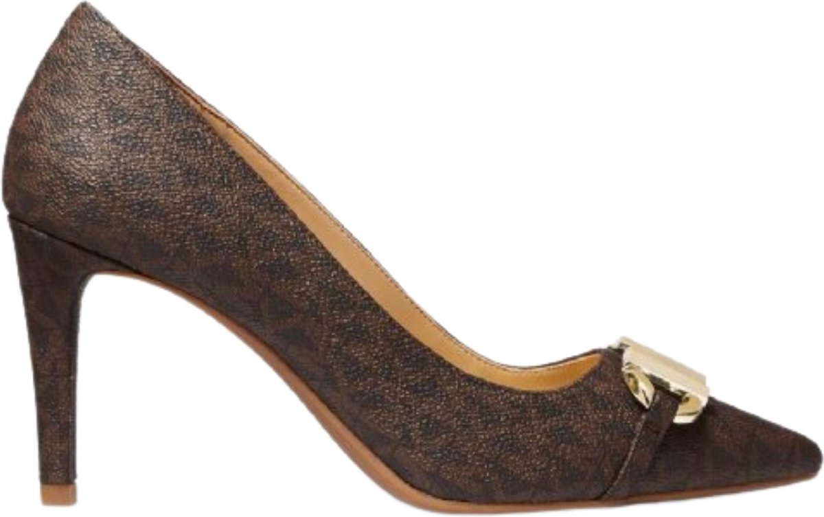 Michael Kors Izzy Flex Pump Dames Hak - Bruin - Maat 39