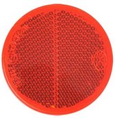 Tip-it - Reflector - Rood - Voor aanhanger - Rond - 60 mm - Zelfklevend