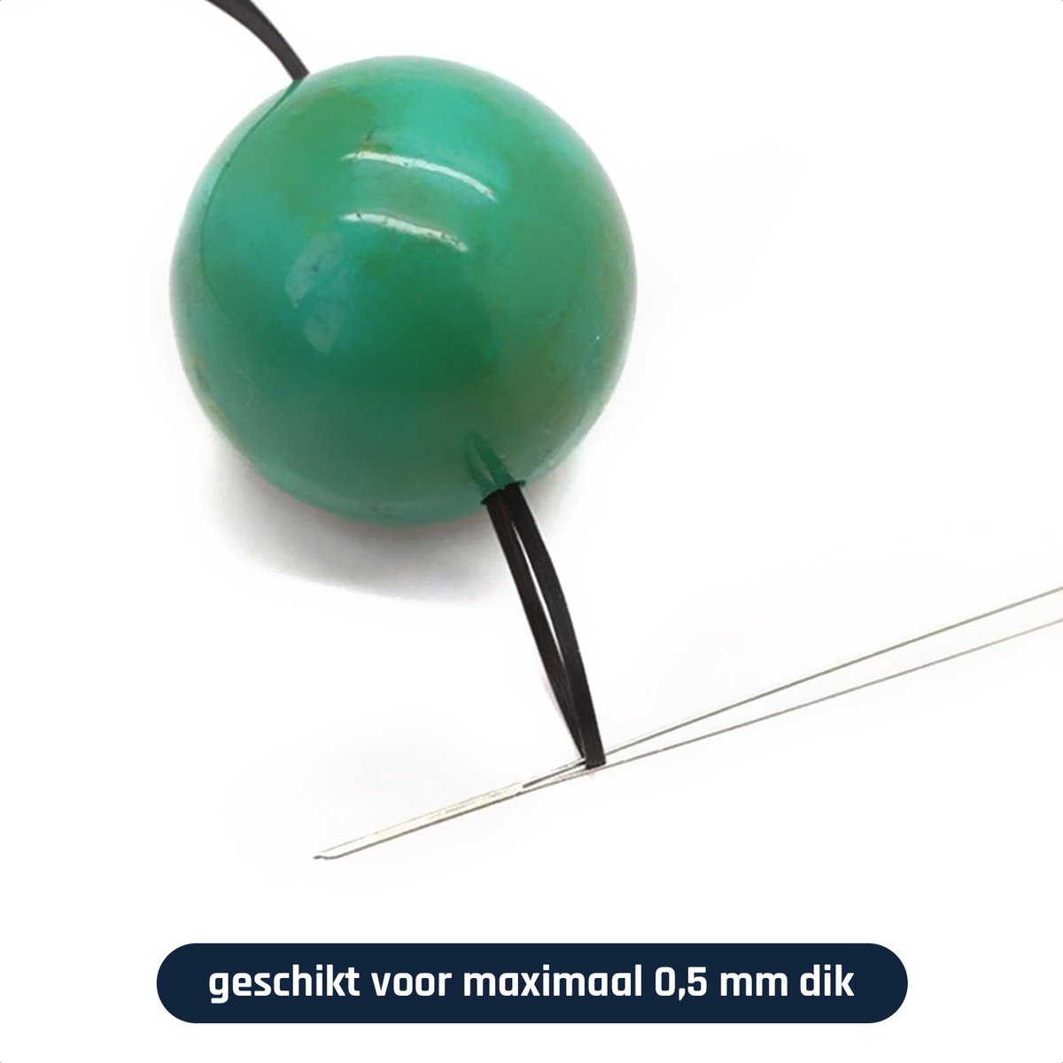 Kralen rijgnaald set voor het makkelijk rijgen van kralen - 8 delig — afbeelding 3