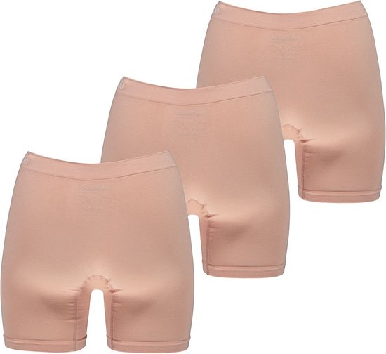 Lot de 3 shorts en Bamboe pour femme sans coutures beige