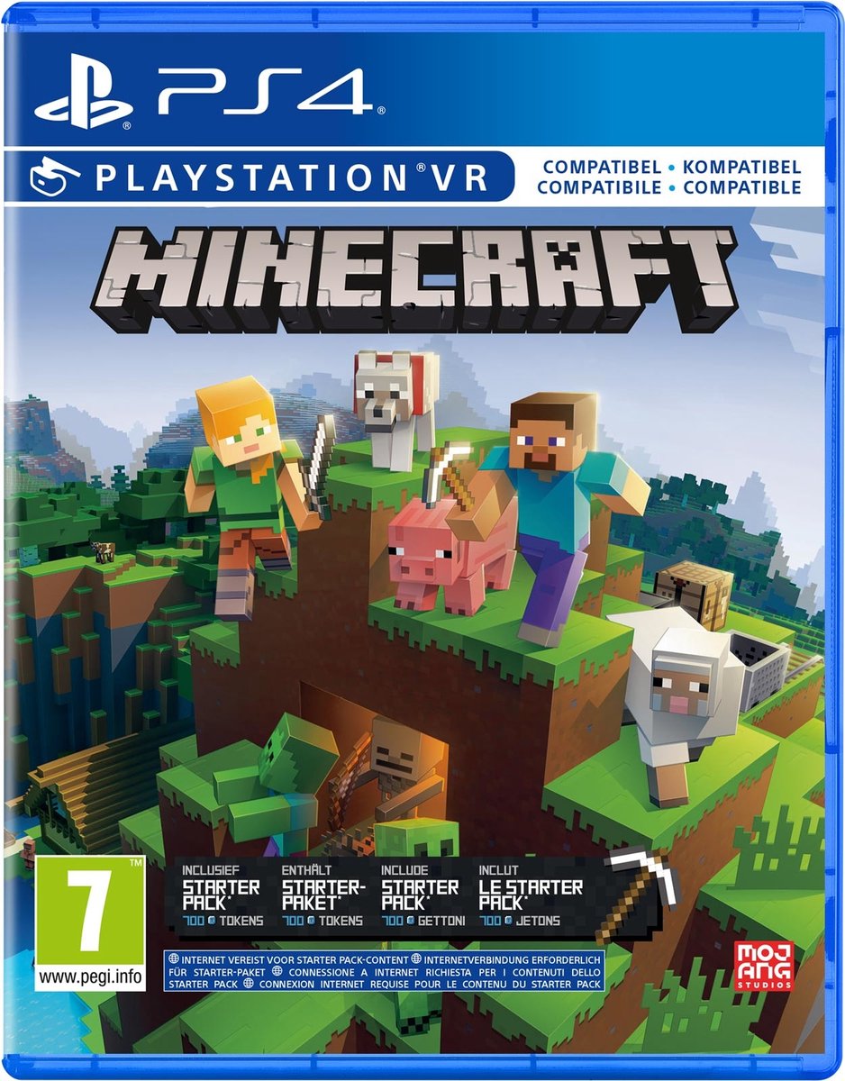 Onderhoud Bungalow Automatisch Minecraft: Starter Collection - PS4 & PS4 VR Compatibel | Games | bol.com