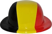 Supporters bolhoed vlag Belgie plastic - landen vlag feestartikelen