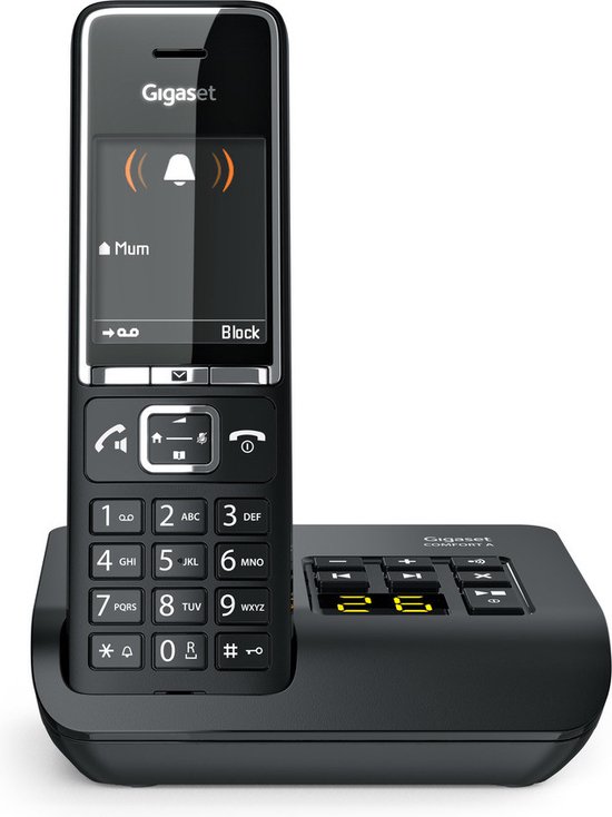Gigaset COMFORT 550A Analoge-/DECT-telefoon Nummerherkenning Zwart foto 3