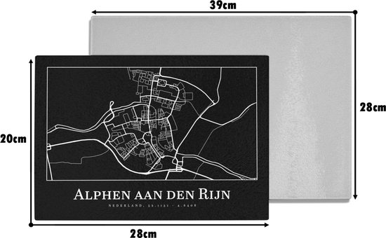 getgastro Set van 2 snijplanken van glas, 30 x 20, antislip met voeten, glazen snijplank zonder microplastic, hygiënische keukenplank, krasbestendig en hittebestendig oppervlak