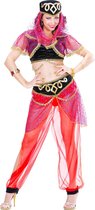 Widmann - 1001 Nacht & Arabisch & Midden-Oosten Kostuum - Moderne Harem Danseres Luxe Kostuum Vrouw - Rood - Medium - Carnavalskleding - Verkleedkleding