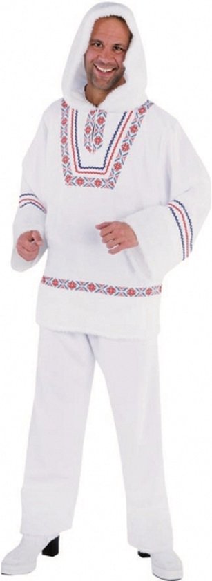 Wit eskimo kostuum voor heren 60-62 (xl) | bol.com
