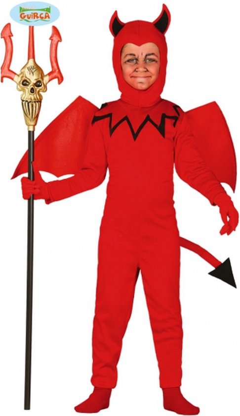 Halloween Duivel kostuum voor kinderen 128-134 (7-9 jaar)
