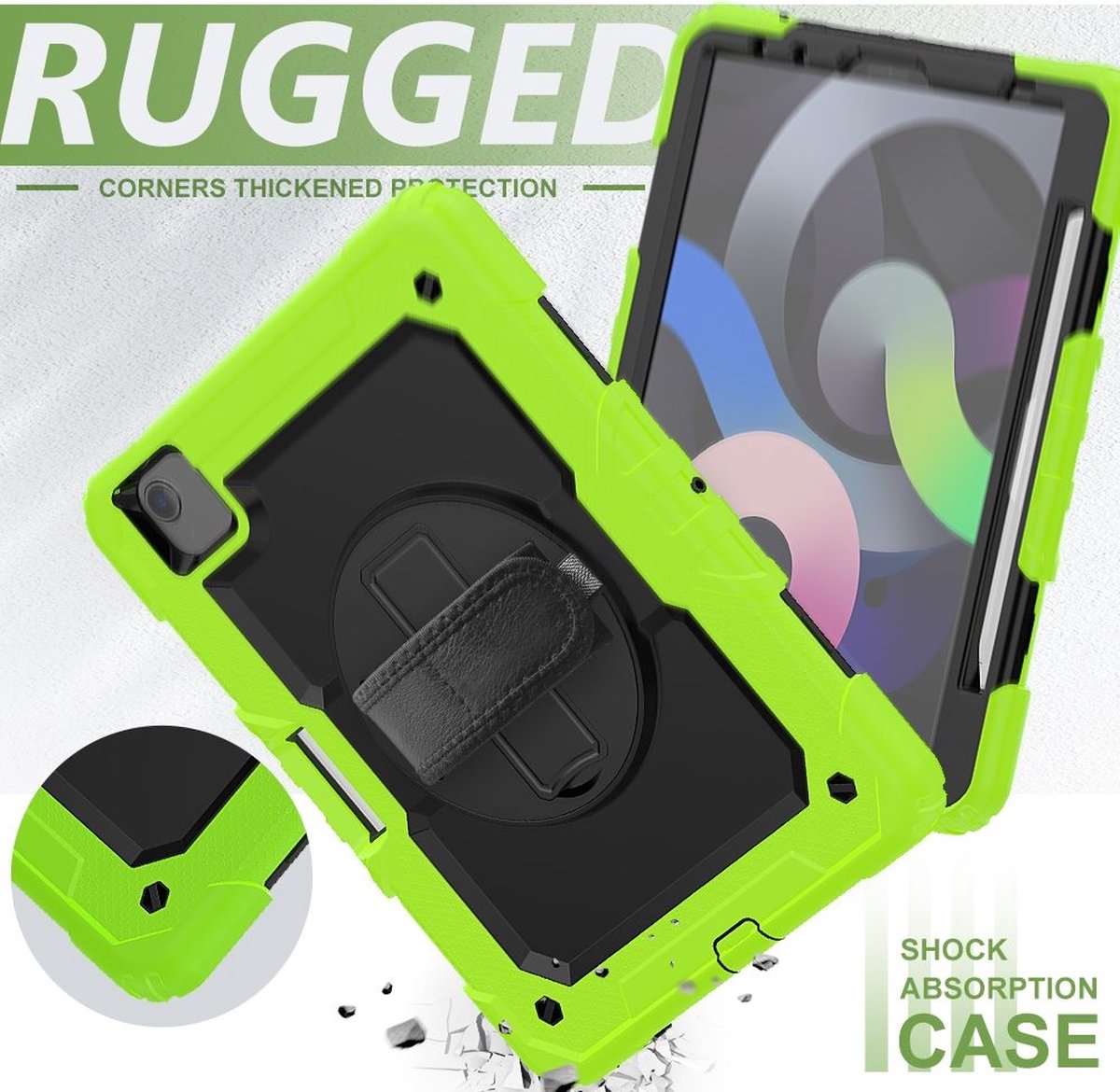 Mobigear Ruggedized - Coque Apple iPad Air 5 (2022) Coque arrière
