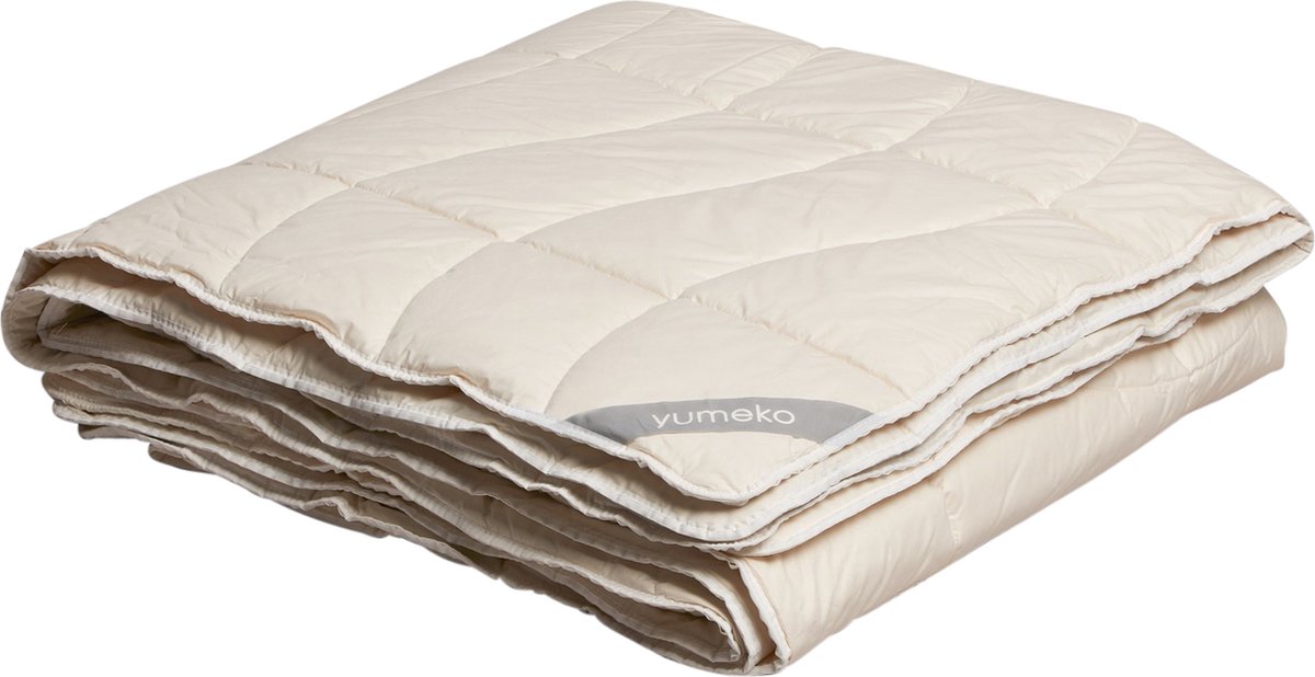Yumeko dekbed linnen 4-seizoenen 240x220 - Biologisch & ecologisch ecru