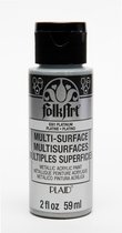 Multi-surface Acrylverf - 6301 Platinum - Folkart - 59 ml