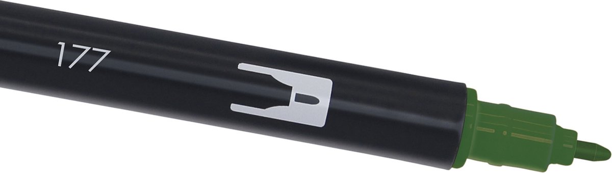 Tombow Brush pen - ABT 177 - Dual Brushpen - Dark jade - Groen — afbeelding 2