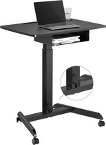 Table d'ordinateur portable de bureau assis-debout - poste de travail mobile - bureau de présentation