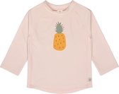 Lässig - UV-Shirt met lange mouwen voor kinderen- Ananas - Poederroze - maat 62-68cm