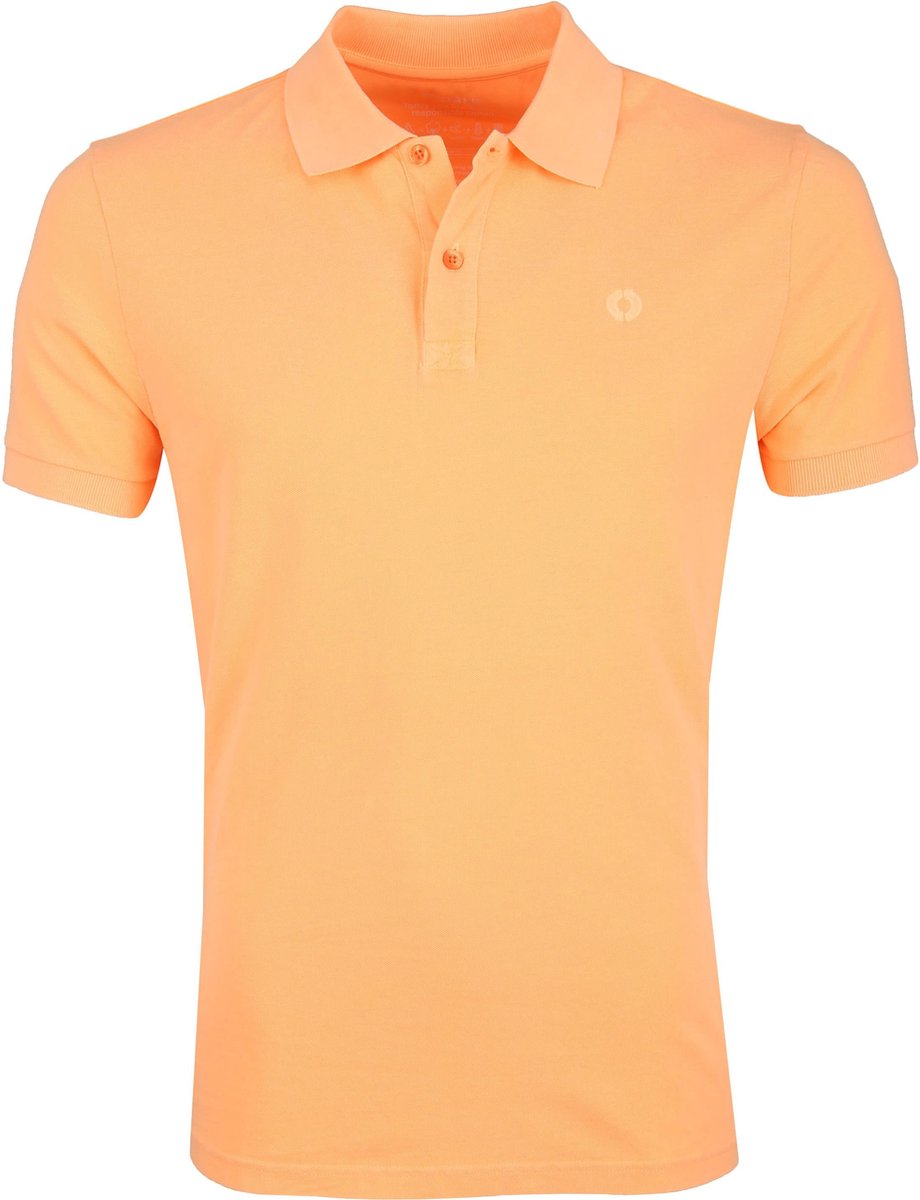 Ecoalf - Polo Duurzaam Katoen Oranje - Slim-fit - Heren Poloshirt Maat XL