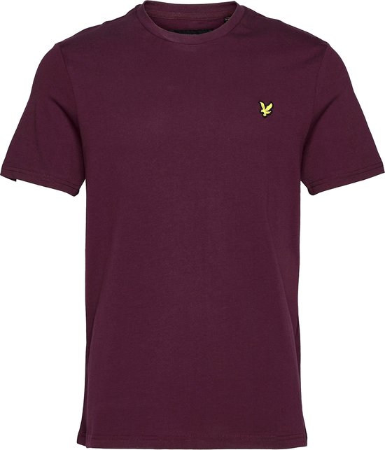 Lyle and Scott - T-shirt Burgundy - Heren - Maat XXL - Modern-fit