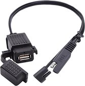 Waterdichte Kabel met USB poort - Te gebruiken voor Optimate - Voor boot of motor