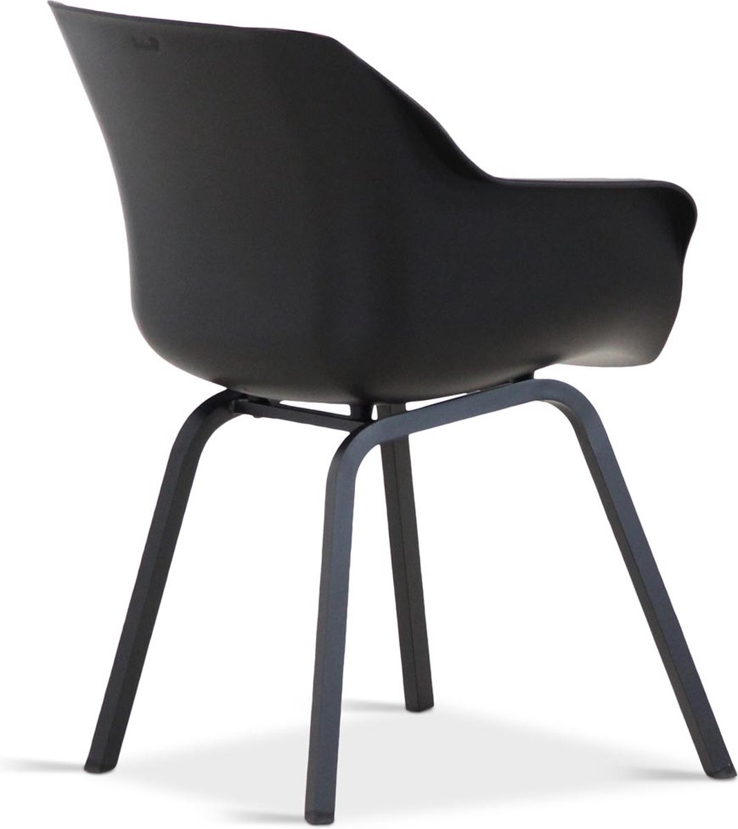 Hartman Sophie armchair chaise de jardin avec accoudoirs - Noir - set de 2