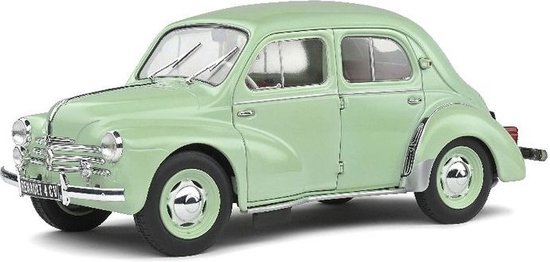 Renault 4CV Berline Beige 1947 – Solido Prestige 1/18, Miniature Métal, Neuve
