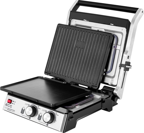 ECG KG 2033 Duo Grill & Waffle, Contactgrill, 2000 W — afbeelding 2