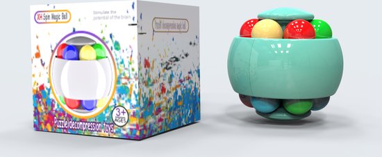 Afbeelding van het spel B8TA - Magic Spin Ball - Puzzle - Speelgoed - Rood