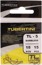 Tubertini Haken TL-5 Barbless (15 pcs) - Maat : 18