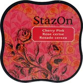 Stempelkussen midi cherry pink - Stazon Tsukineko