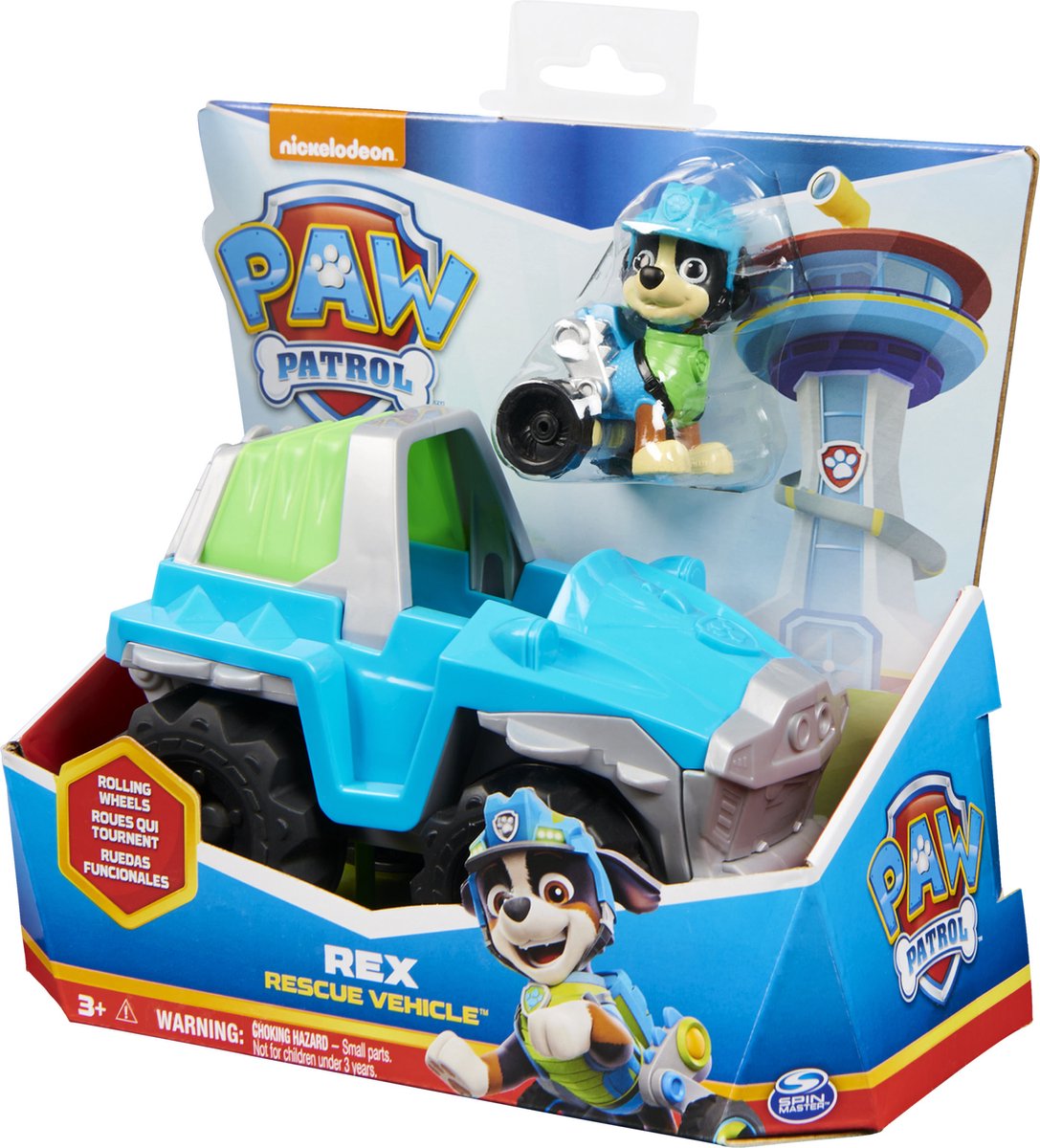 PAW Patrol - Rex's Dinosaur-voertuig - speelgoedauto met speelfiguur — afbeelding 10