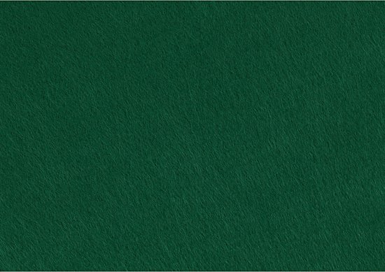 Vlakke textuur van donkergroen vilt, met zichtbare vezels.