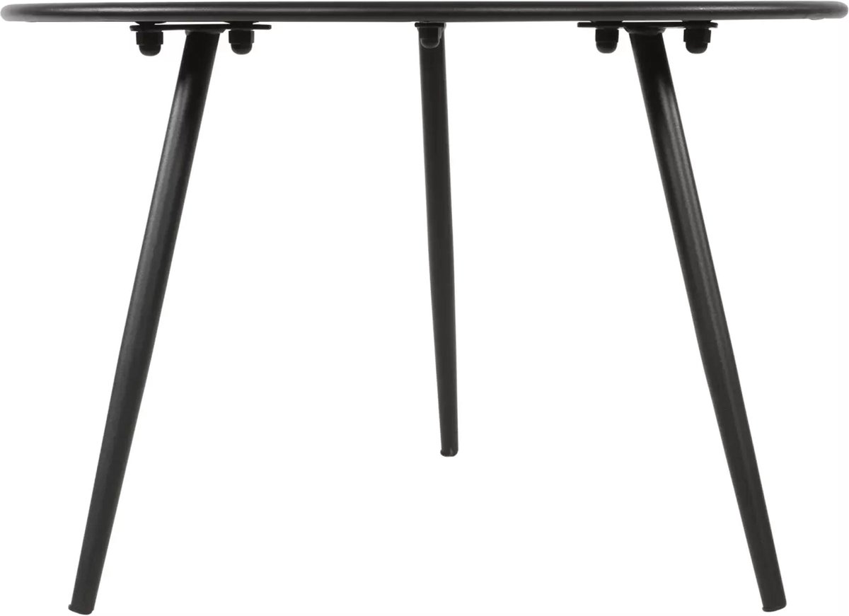 Lesli Living Table d'appoint Rafael 45x35 cm noir