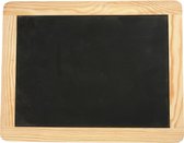 Creative Krijtbord 24 X 19 Cm Hout Blank/zwart Per Stuk