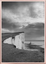 Poster Met Metaal Rose Lijst - Beachy Vuurtoren Poster