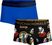 Muchachomalo-2-pack onderbroeken voor mannen-Elastisch Katoen-Boxershorts - Maat XXL