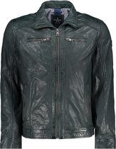 Donders Jas Leather Jacket 52273 Green Ocean 673 Mannen Maat - 56
