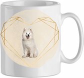 Mok Samoyeed 2.3| Hond| Hondenliefhebber | Cadeau| Cadeau voor hem| cadeau voor haar | Beker 31 CL