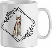 Mok Siberian Husky 1.4| Hond| Hondenliefhebber | Cadeau| Cadeau voor hem| cadeau voor haar | Beker 31 CL
