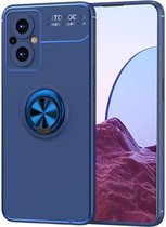Oneplus Nord N20 5G Coque Ring Magnétique Béquille Blauw