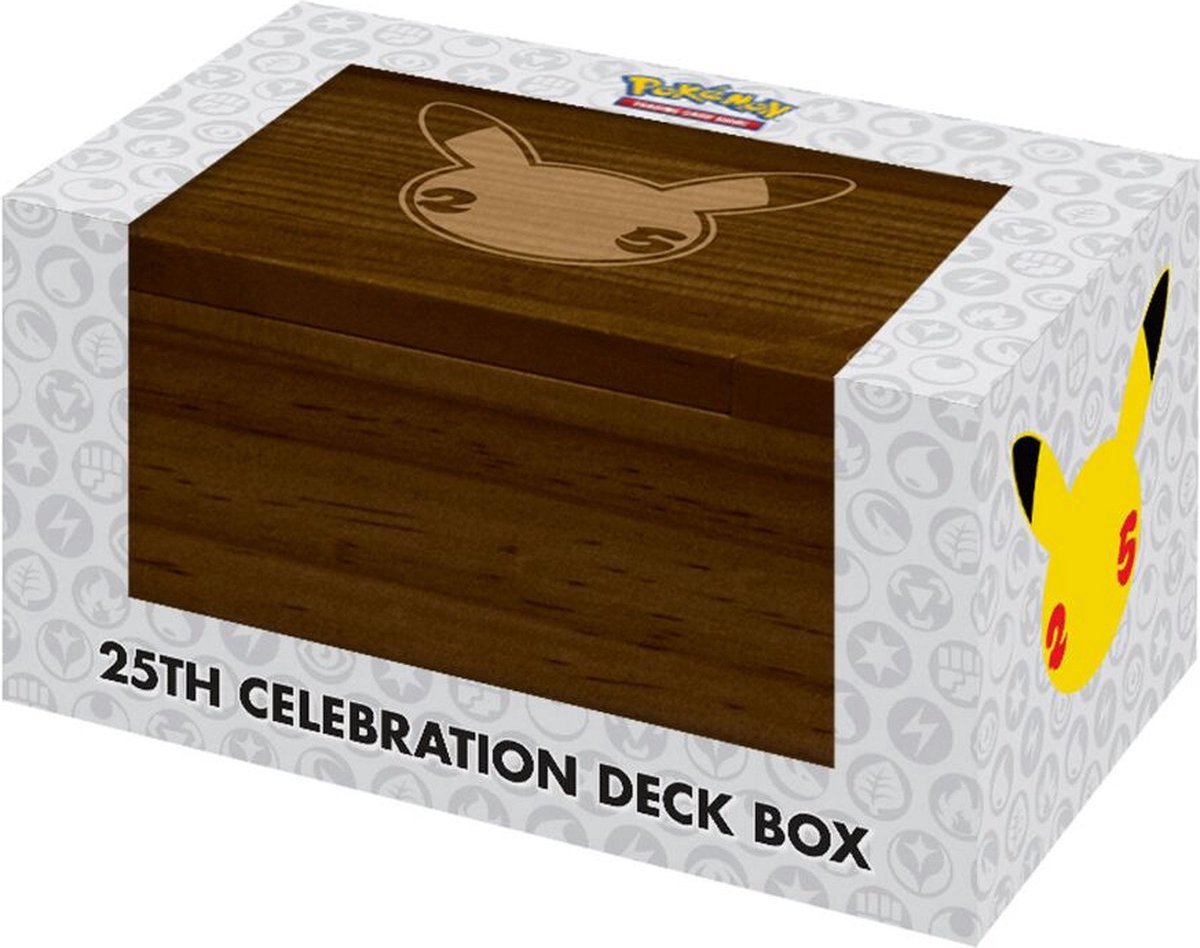 Houten kaarten Deck Box - 25th anniversary Pokemon Celebrations