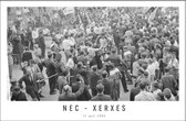 Walljar - NEC - Xerxes '64 - Zwart wit poster