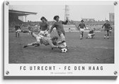 Walljar - FC Utrecht - FC Den Haag '71 - Muurdecoratie - Plexiglas schilderij
