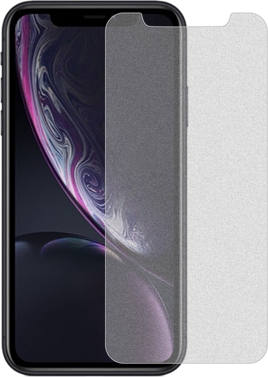 Mobigear Screenprotector geschikt voor Apple iPhone XR Glazen | Mobigear Screenprotector Anti-Glare - Case Friendly