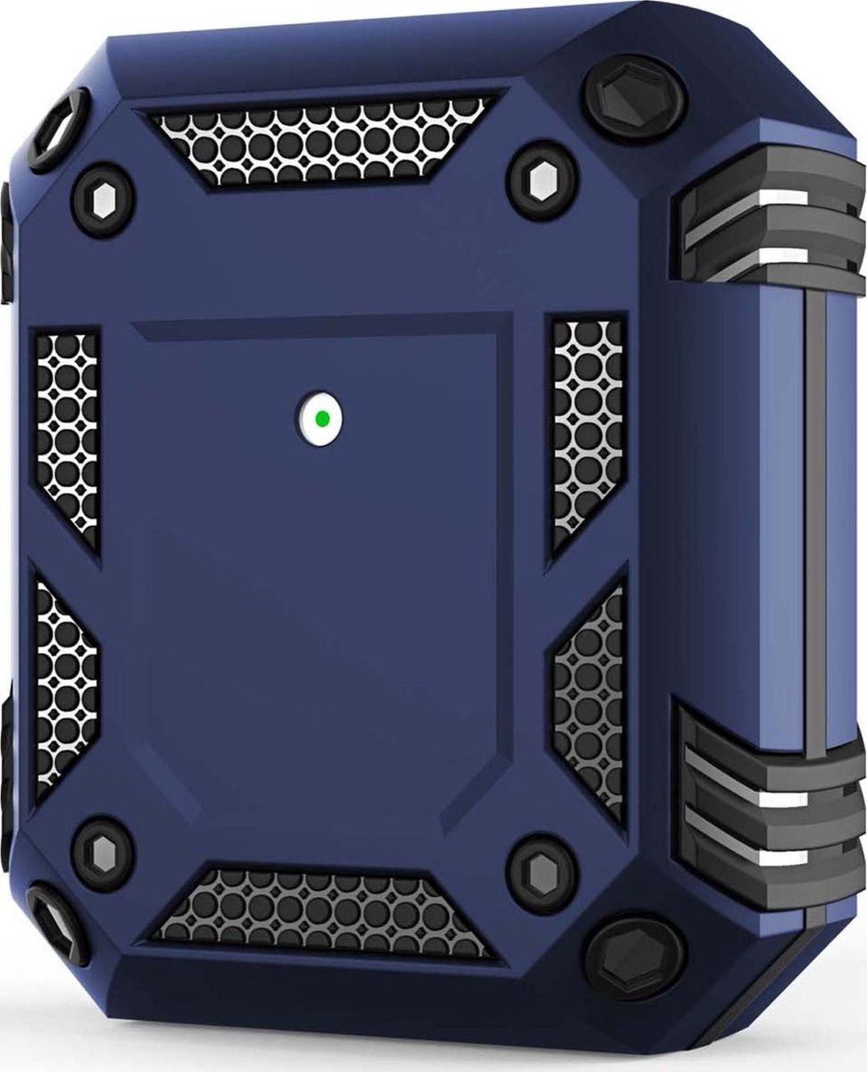 Mobigear Armor Hardcase Hoesje voor Apple AirPods 2 - Blauw